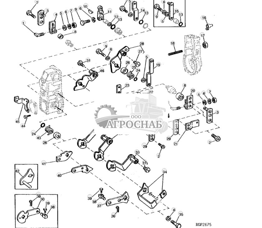 Fuel Injection Pump Governor Levers And Controls 